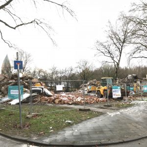 Abrissarbeiten Krachtstraße