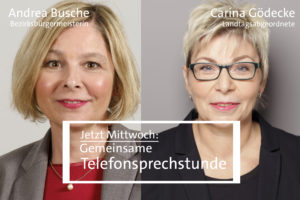 Andrea Busche und Carina Gödecke