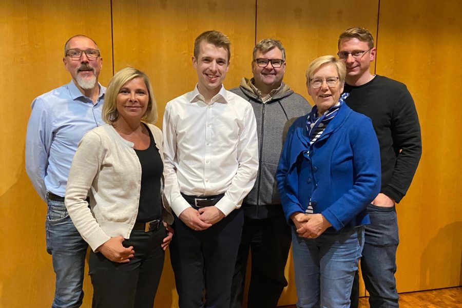 Von links nach rechts: Fred Marquardt, Andrea Busche, Jonathan Ströttchen, Jörg Czwikla, Beate Scheffler und Björn Backhaus